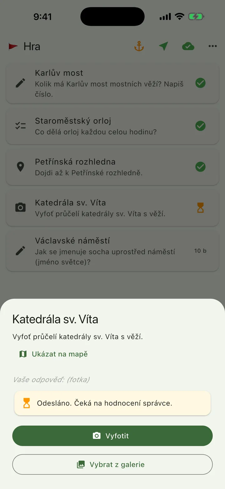 Detail foto úkolu